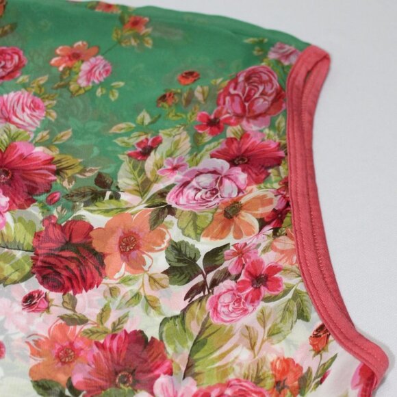 Bobeau Elegant Floral Flowing Women's Top - Picture 13 of 14